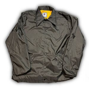 Rennoc navy blue snap windbreaker Mens Medium